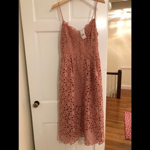 ASTR Lace A-line Midi Dress, Size XL